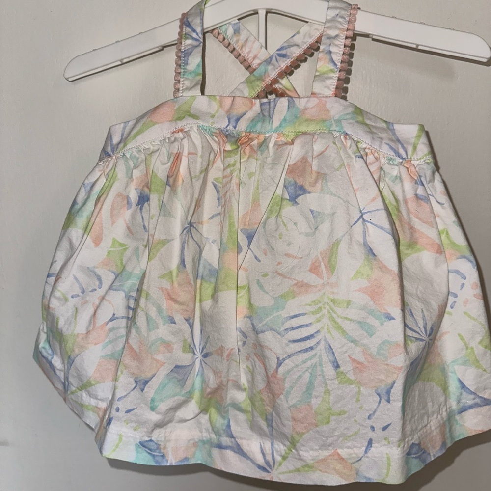 Janie & Jack Baby Girl two piece outfit (6-12MO)